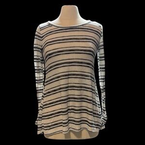 Pink Republic | Striped Long Sleeve Tunic Top | Small